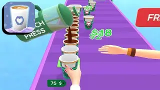 Coffee Stack - Gameplay (Android, iOS) All Levels CS1GP16