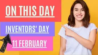 11 February - United States celebrates Inventor's day - On this day in history #Shorts