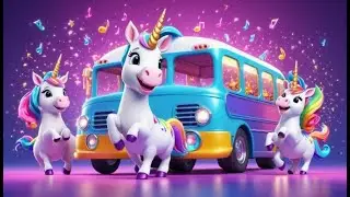 The Unicorns on the Bus | Fantasy Ride Song for Kids | Nursery Rhymes and Baby Songs