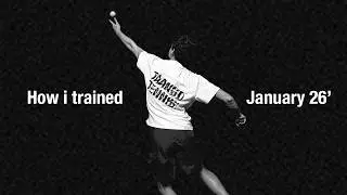 How i trained in January