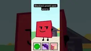 Blocky&rsquo;s prank went wrong! D: #bfdi #funny #Roblox ￼￼
