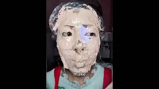 To meet her online boyfriend,the girl actually used three tubes of foundation!🤔😲#makeup #shorts