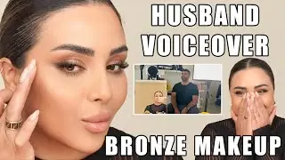 My Husband Does My Voiceover Makeup Tutorial! | Nina Ubhi