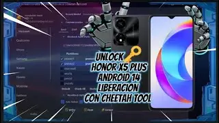 unlock🗝️Honor X5 Plus Android 14 Liberacion Con Cheetah Tool