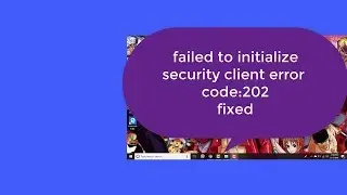 failed to initialize security client error code:202 problem fixed of photoshop