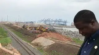 Bako Ambianda visit Tema Port in Accra, Ghana