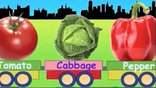 Learn Vegetable Train - learning for kids