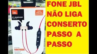 FONE DE OUVIDO JBL NÃO LIGA COMO CONSERTAR