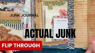 Finale :   The &ldquo;Real Junk&rdquo; Junk Journal Flip Through - For Sale