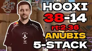 🔥HooXi (38-14) rt:2.36 w/DANISH SQUAD l EU FACEIT RANKED (anubis) | #cs2 #pov