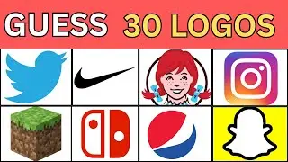 Guess The Logo In 3 Seconds! 30 Famous Logo's To Name