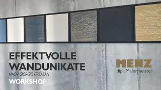 Exklusive Wandgestaltung nach Giorgio Graesan Workshop 2022 | Malerei Menz