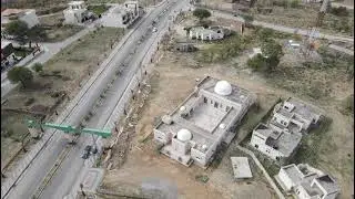New Town Dadyal Azad Kashmir Pakistan. New development of top quality properties drone footage.