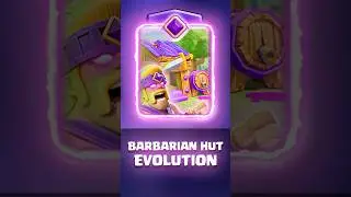 Barbarian Hut Evolution🔥 #clashroyale