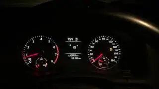 Скрытый дисплей VW км/ч