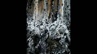 Black White Gold Spatula Swipe