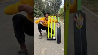 Jaspo Plastic cricket bat kit unboxing & testing Dekho 🤪