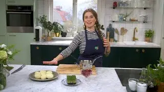 K&ouml;kets middag: Vegetariska kroppkakor med brynt sm&ouml;r och krasse - K&ouml;ket