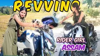 Bike Revving In Open Home || Bike RPM || Xtreme Biker Girl