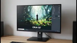 CRUA 32&rdquo; 4K Gaming Monitor | 144Hz IPS UHD | FreeSync | HDR | HDMI 2.1 | Built-in Speakers