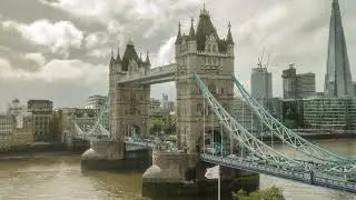 Free 4K Timelapse of Tower Bridge London Background