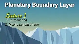 Planetary Boundary Layer /Lecture : 1