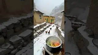 Fire and life in the snow | Fuego y vida en la nieve | 雪中的火与生活