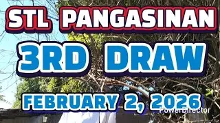 STL PANGASINAN RESULT TODAY 3RD DRAW FEBRUARY 2 , 2026  8:45PM | MONDAY   