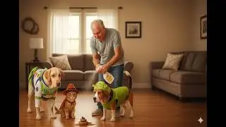 Buzz Lightyear Dog vs Woody Dog vs Witch Cat Chaos!