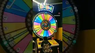 winning a 1000 tickets jackpot in a spin n win game #spinnwin #arcade #arcadeindian #kid