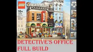 LEGO: Modular Buildings &ndash; 10246 Detective&rsquo;s Office | Full Stop Motion Build