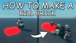 HOW TO MAKE A KILL BRICK [Roblox Studio Tutorial]