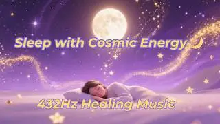 Cosmic Energy Sleep 🌙  432Hz Healing Music to Attract Love, Luck, Wealth & Peaceful Dreams