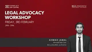Online Workshop on Legal Advocacy with Ahmad Jamal