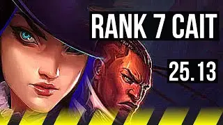CAITLYN & Nami vs LUCIAN & Yuumi (ADC) | Rank 7 Cait, 14/2/6, Legendary | TR Challenger | 25.13