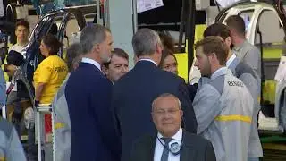 S.M. el Rey visita las instalaciones de la factoría de Renault en Valladolid