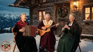 🎶❄️ Soulful German Winter Volksmusik & Schlager ✨ A Cozy Evening at Oma's Snowy Village Home 👵❄️🏡