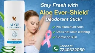 Forever Aloe Ever-Shield Deodorant | 24 Hours Freshness | No Alcohol