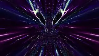 ⚗️ Explore the Abstract Gradient Light Tunnel | 4K VJ Loop ✨🔬