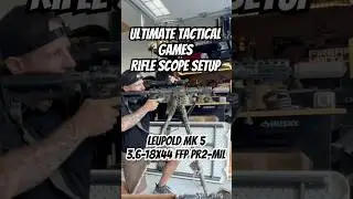 Ultimate Rifle Scope Set | Leupold Mk 5 3.6-18x44 FFP PR2-MIL #tacticalgames #leupold