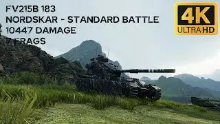 FV215b 183 10,4k damage 7 frags on Nordskar - World of Tanks