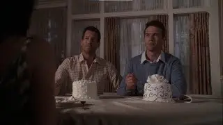 Desperate Housewives - Susan can't decide between Ian and Mike (wedding cake moment)
