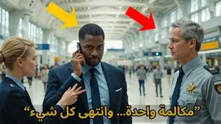 رئيس تنفيذي أسود يُمنع من ركوب الدرجة الأولى… مكالمة واحدة فقط تُسقط شركة الطيران بالكامل!