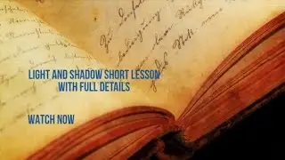 Light and shadow lesson by MY LEARNING SCHOOL 2 TO 8 