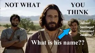 What Was This Apostle's Real Name? James? Santiago? Giacomo? Jacques? NONE OF THE ABOVE.