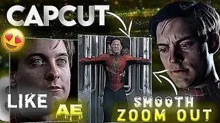 Capcut Ae like smooth zoom out transition tutorial!🔥