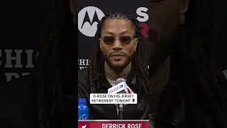 Derrick Rose on his number being retired 🌹