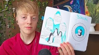 ASMR January 2026 Bullet Journal Spread 🤞❄️