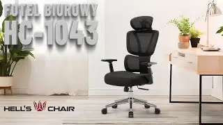 Poznaj niezawodny fotel biurowy HC- 1043 czarny HELL'S CHAIR | www.hells.pl