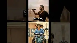 salaar vs dunki worldwide 🤑 collection #shorts #dunki #salaar #prabhas #srk